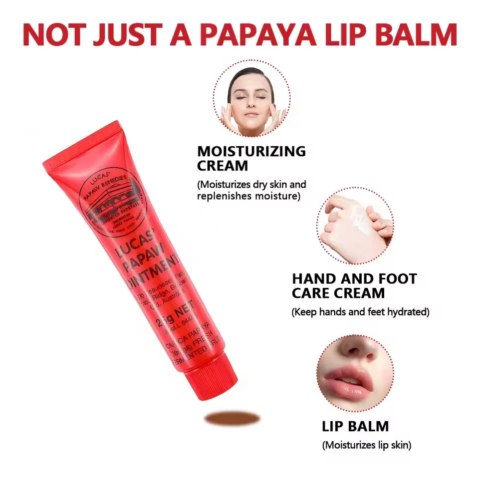 Lucas Papaw Ointment – Multifunctional Lip Balm & Natural Papaya Cream