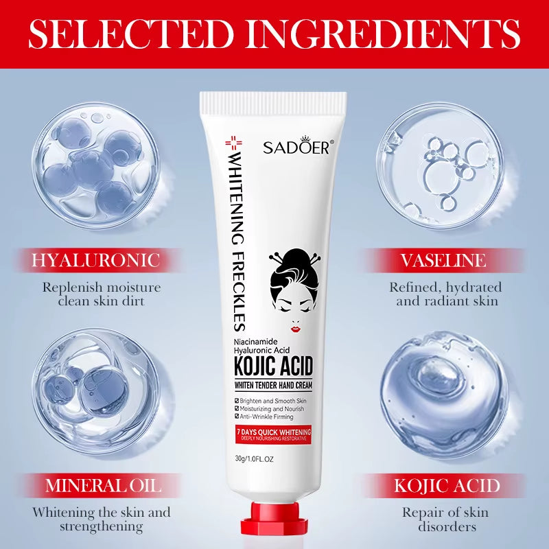Kojic Acid Brightening Hand Cream