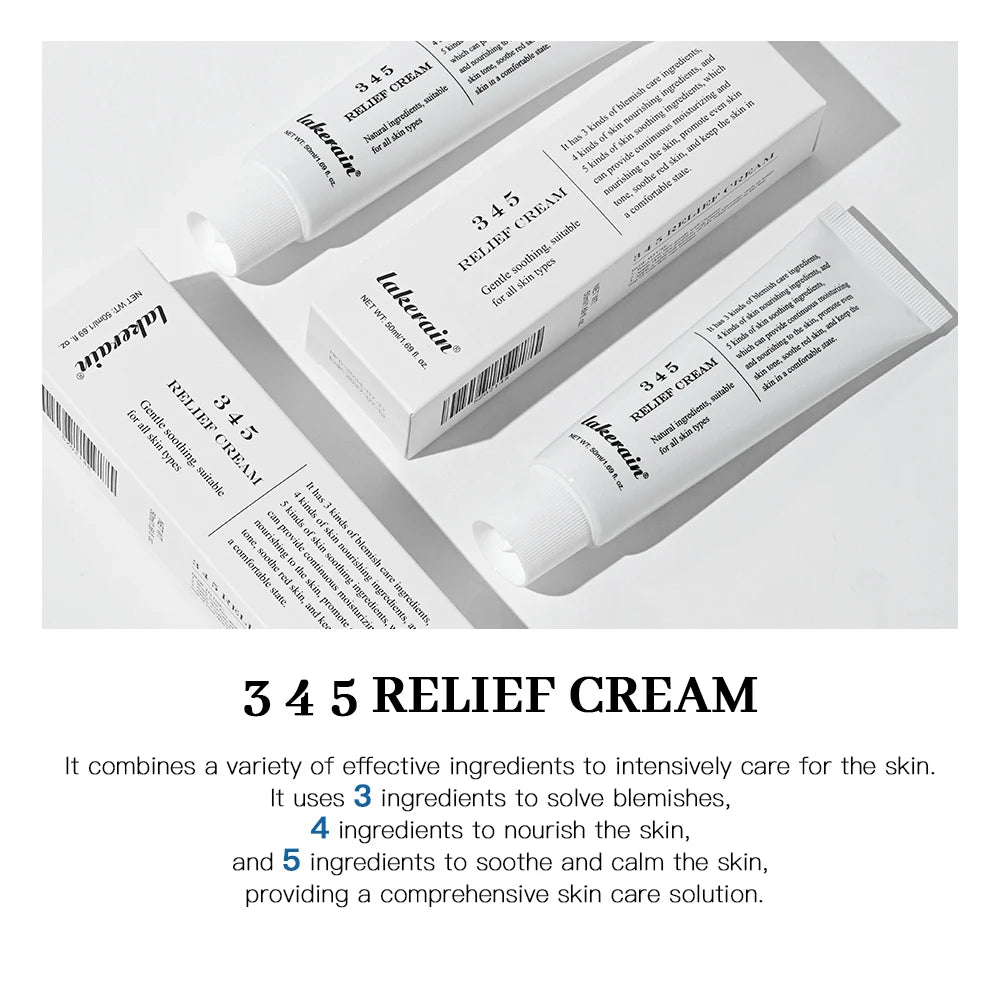 Relief Cream – Blemish Care, Anti-Aging & Soothing Face Moisturizer, Korean Skincare