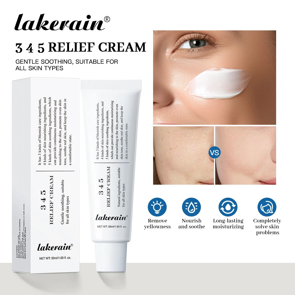 Relief Cream – Blemish Care, Anti-Aging & Soothing Face Moisturizer, Korean Skincare