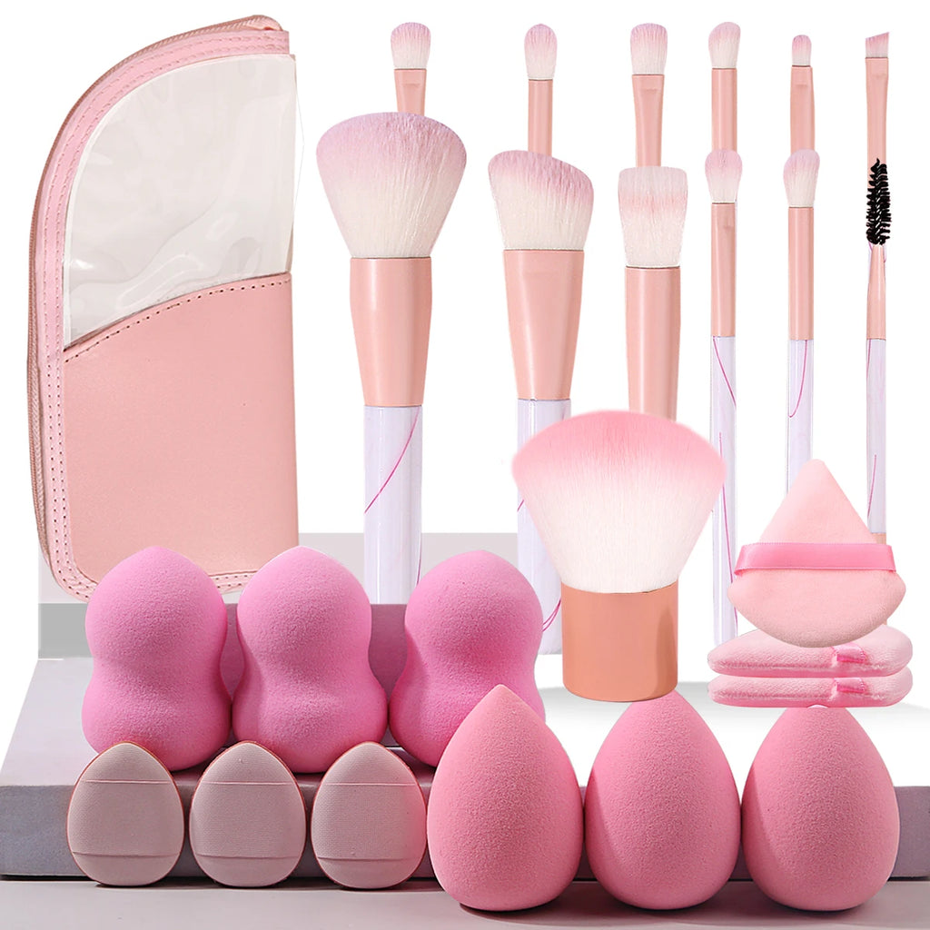 Makeup Brush Set – Foundation, Blush, Powder, Eyeshadow & Concealer Blending Brushes