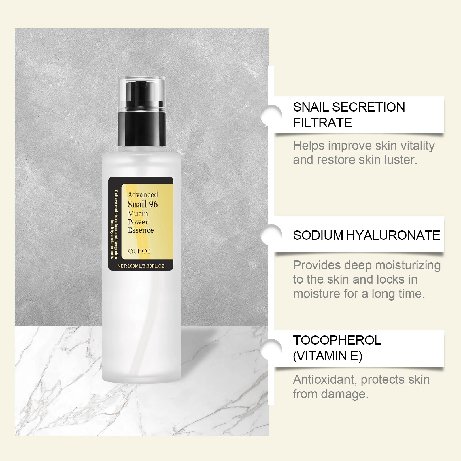 Snail Collagen Face Cream – Repair, Lift & Firm Moisturizer, Korean Skincare