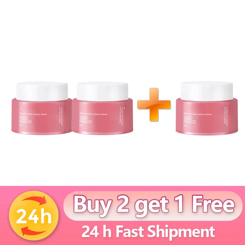 Collagen Capsule Cream with Niacinamide – Lightweight Moisturizer for Uneven Skin Tone, Korean Skincare