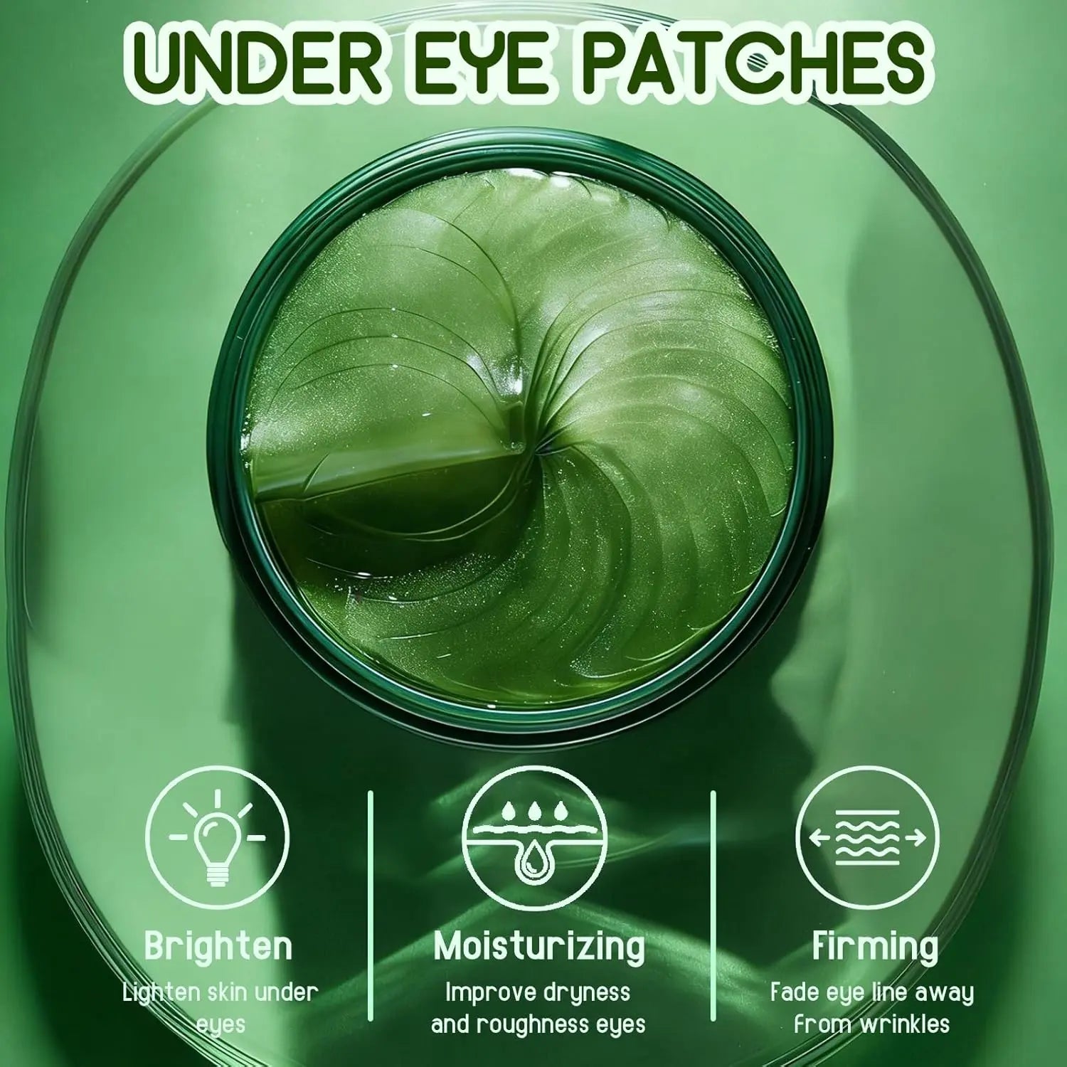 Dual Formula under Eye Mask Set, Hydrating Avocado & Nourishing Gold Hydrogel Patches for Soothing Daily Skincare Eye Care Routine Lightweight