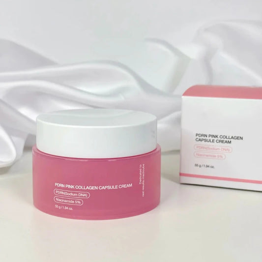 Collagen Capsule Cream with Niacinamide – Lightweight Moisturizer for Uneven Skin Tone, Korean Skincare